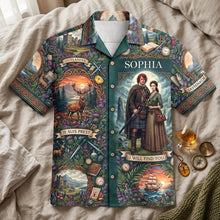 Load image into Gallery viewer, "Find Your Adventure with Personalization" - Rustic Highlands Hawaiian Shirt - Unique Custom Gift for Fans of Outlander and Nature Lovers
