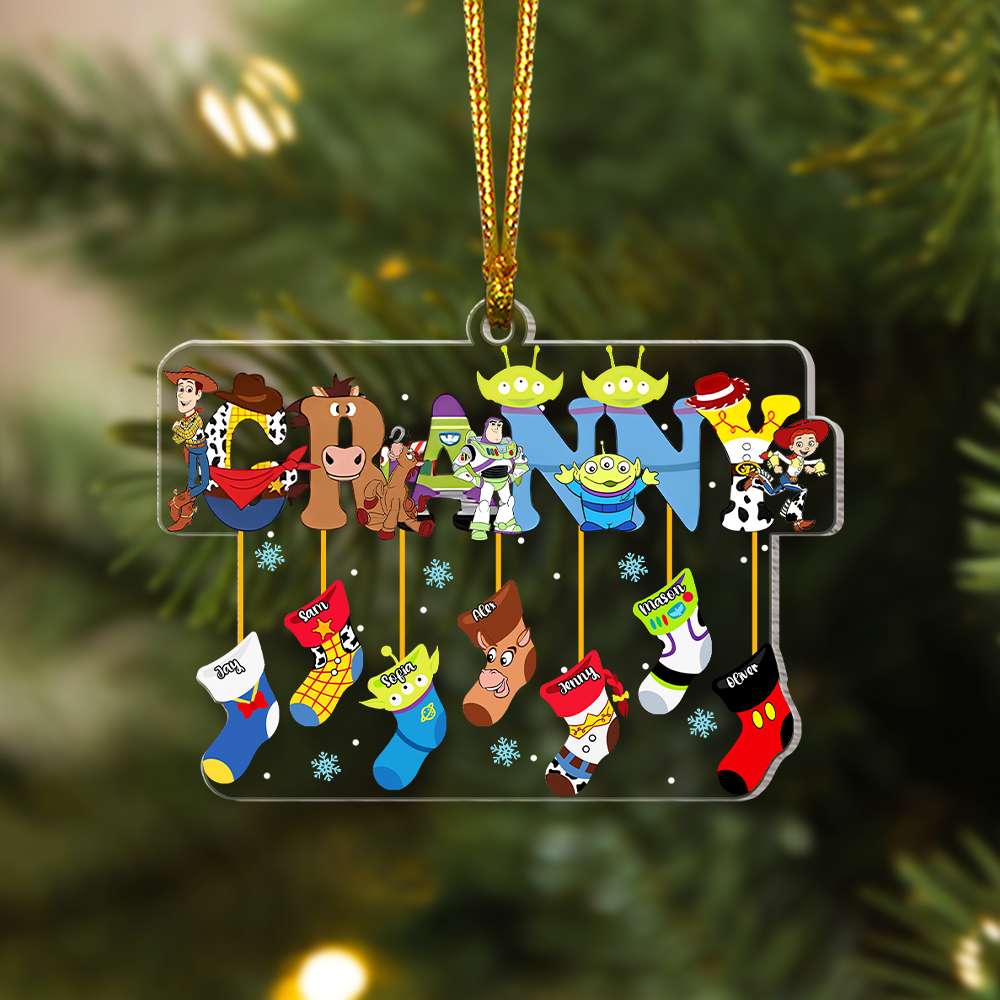 Personalized Toy-Inspired Christmas Ornament for Grandma