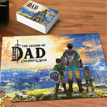 Load image into Gallery viewer, Personalized Legend of Dad Jigsaw Puzzle - Themed Puzzle Gift for Dad
