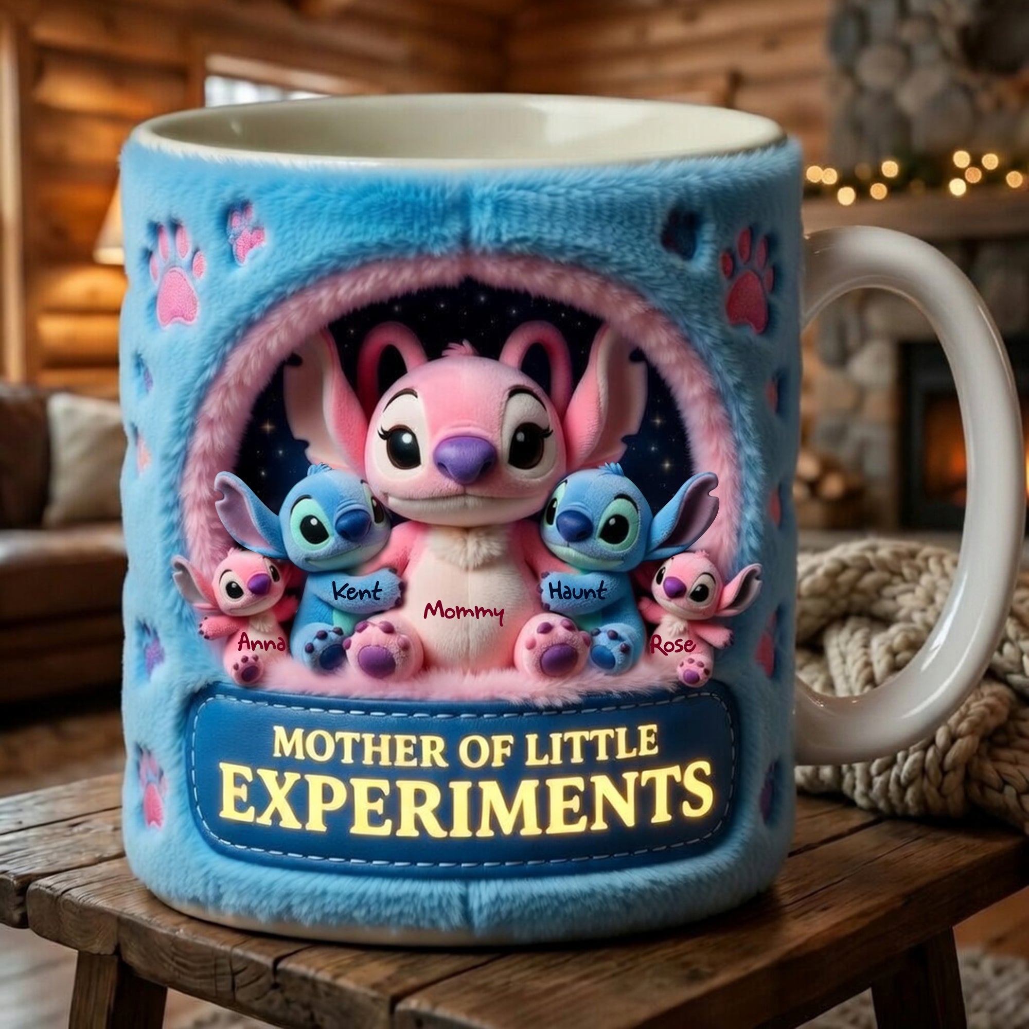 "Celebrate Unique Bonds - Personalized Little Experiments Mom Coffee Mug for Mother's Day!" Coffee Mug PopCulturePrints