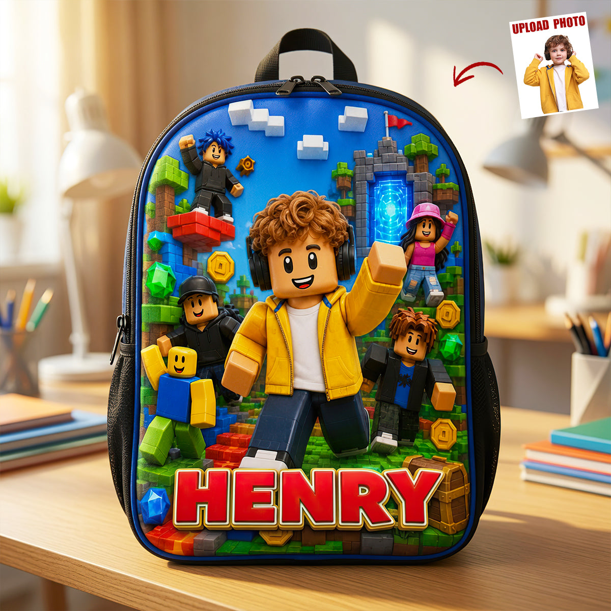 Adventure Kid Backpack - Custom Photo Gifts For Kids 03NADT140726 Backpack PopCulturePrints