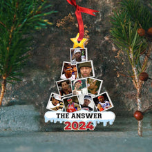Load image into Gallery viewer, Personalized Basketball Star Christmas Ornament 2024 Ornament PopCulturePrints
