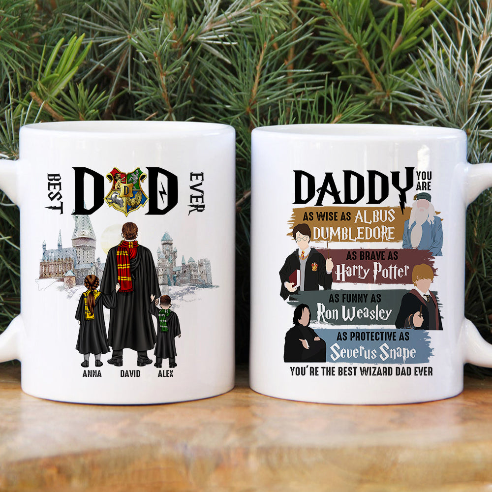 Personalized Harry Potter Inspired Best Dad Ever Mug