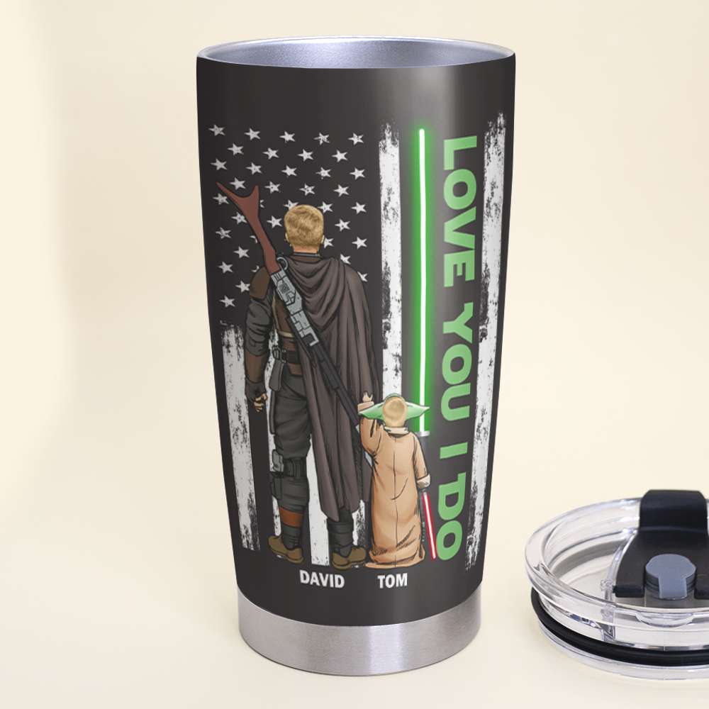 Personalized Galaxy Dad Tumbler - Father's Day Gift