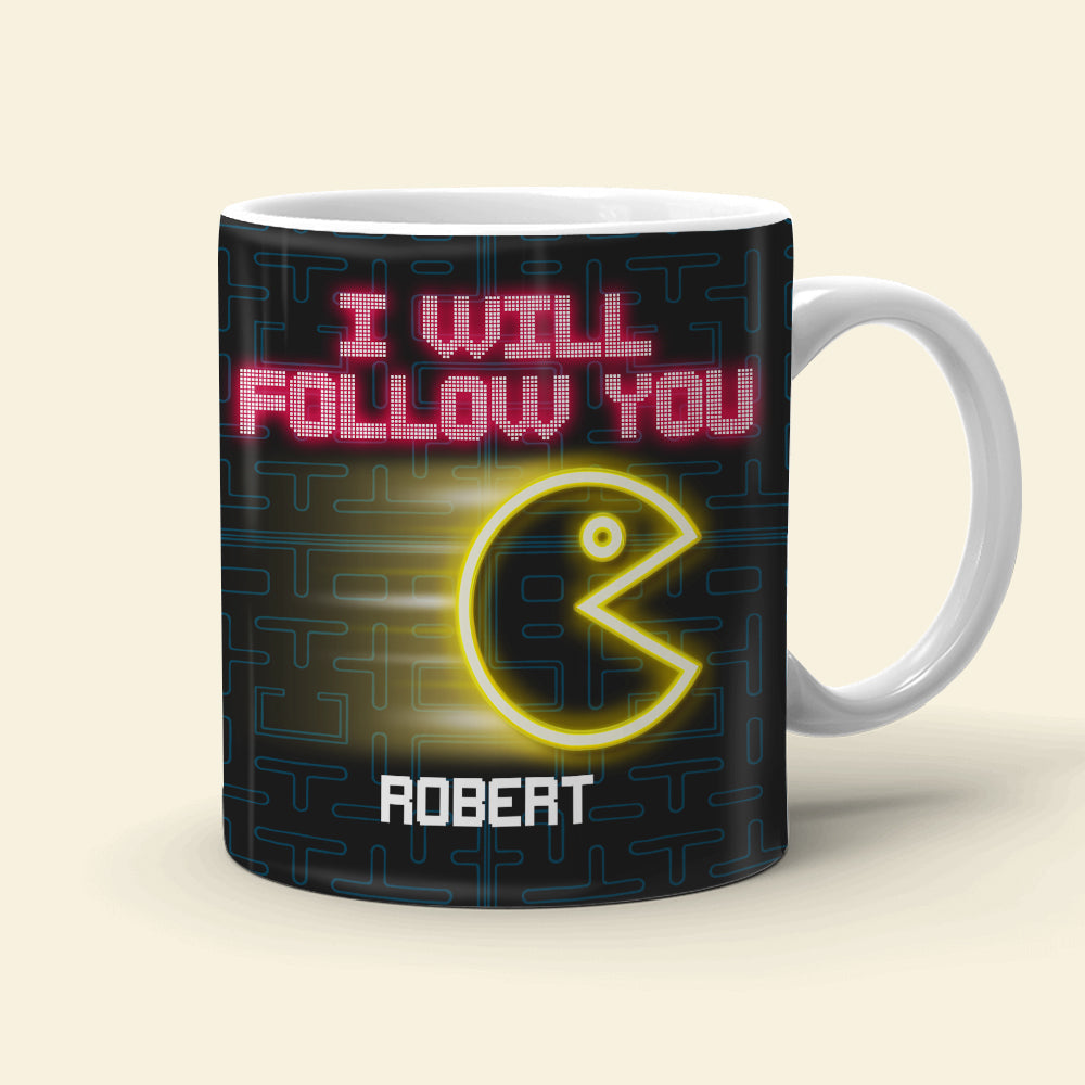 Personalized Gamer Mug for Couples - Custom Valentine's Day Gift for Her Coffee Mug PopCulturePrints