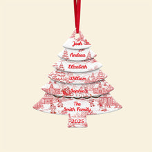 Load image into Gallery viewer, Create Lasting Memories This Christmas - Personalized Family Christmas Tree Ornament Ornament PopCulturePrints
