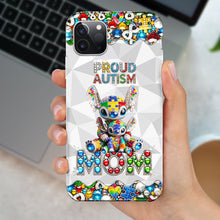 Load image into Gallery viewer, Celebrate Love: Proud Autism Mom Phone Case - Personalized Gift for Moms and Grandmas Phone Case PopCulturePrints
