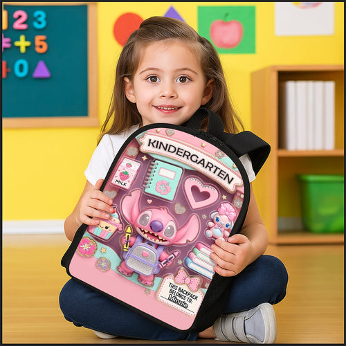 “Start School with Style” - Personalized Back To School Backpack - Custom Gift for Kids Backpack PopCulturePrints