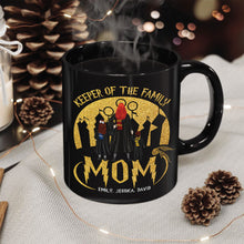 Load image into Gallery viewer, Personalized Harry Potter Family Mug - Keeper of the Family Mom
