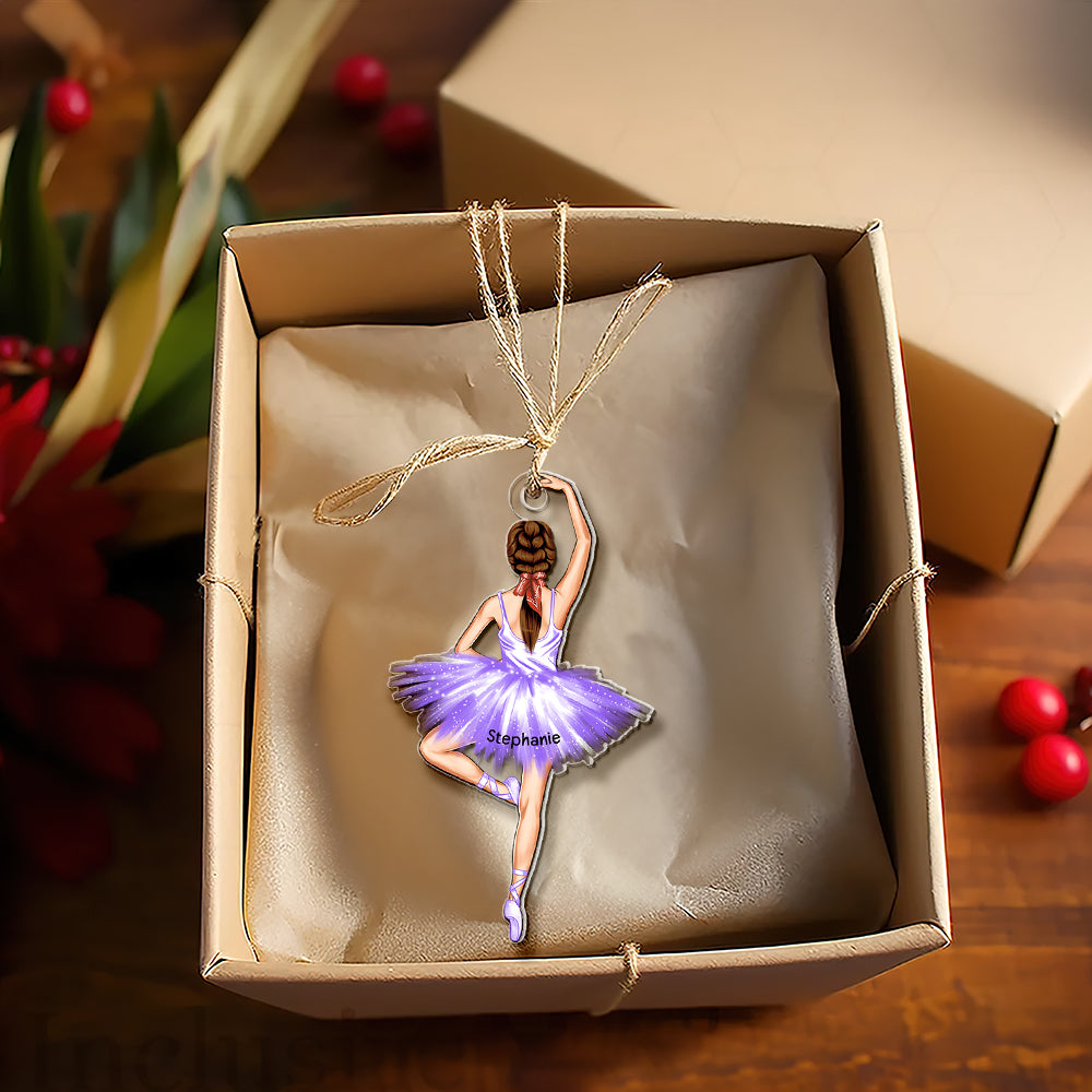 Custom Ballet Dancer Christmas Ornament Ornament PopCulturePrints
