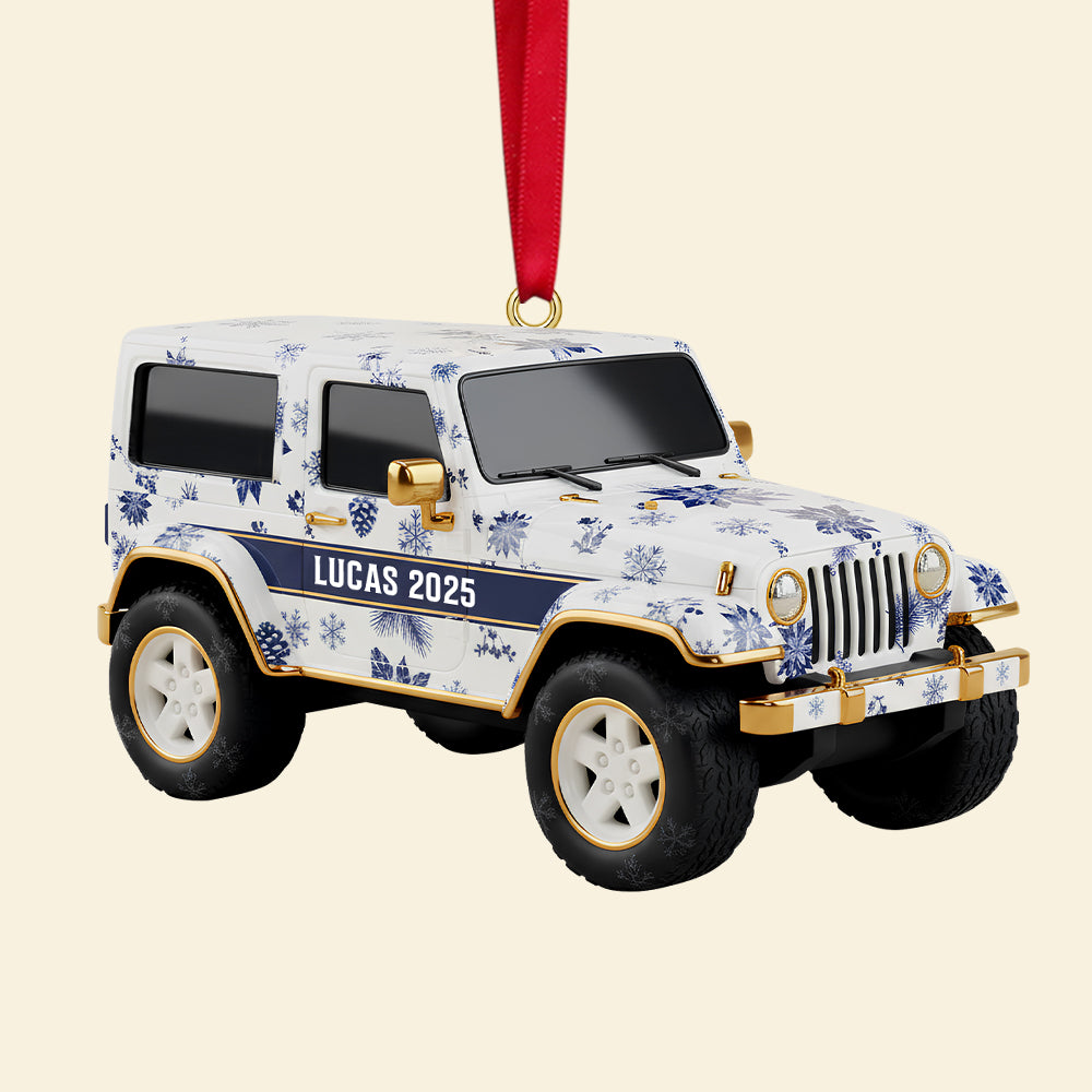 "Drive Your Passion!" Personalized Off-road Car Lovers Acrylic Ornament Ornament PopCulturePrints
