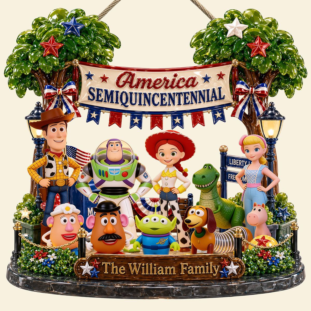 Celebrate Family with Love - USA Family Acrylic Sign, Personalized Gift for Families Acrylic Sign PopCulturePrints