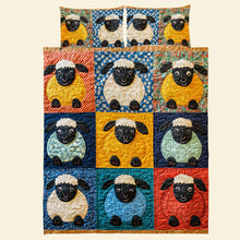 Load image into Gallery viewer, Custom Sheep Lover&#39;s Quilt Bed Set - Cozy Animal Theme Bedding Blanket PopCulturePrints
