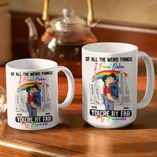 Load image into Gallery viewer, You're By Far My Favorite - Personalized White Edge-to-Edge Mug Mug PopCulturePrints
