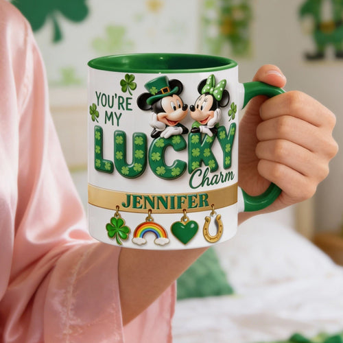 You're My Lucky Charm - Unique Accent Mug, Personalized Gift for Couples Coffee Mug PopCulturePrints