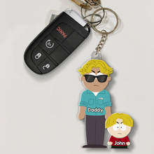 Load image into Gallery viewer, “The Best Dad Ever!” - Personalized Keychain for Dad | Custom Father’s Day Gift Ideas Keychains PopCulturePrints
