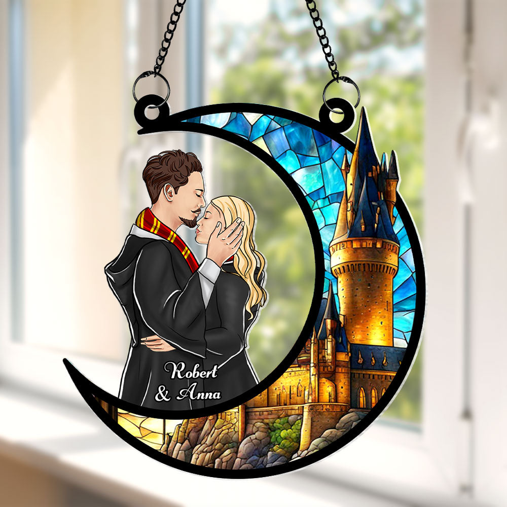 Personalized Harry Potter Themed Couple's Moonlight Wall Hanging