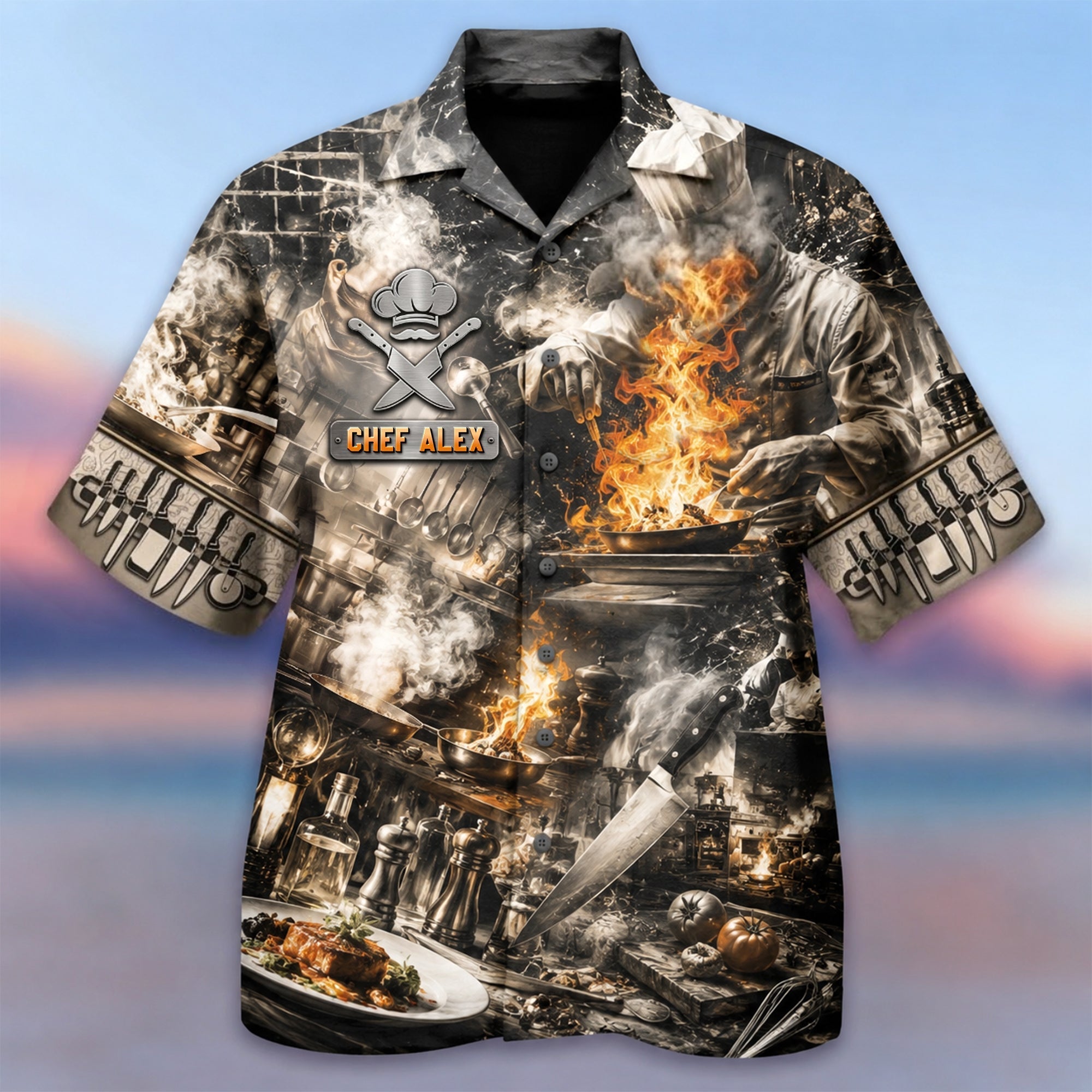 Culinary Genius Hawaiian Shirt - Personalized Gift for Chefs