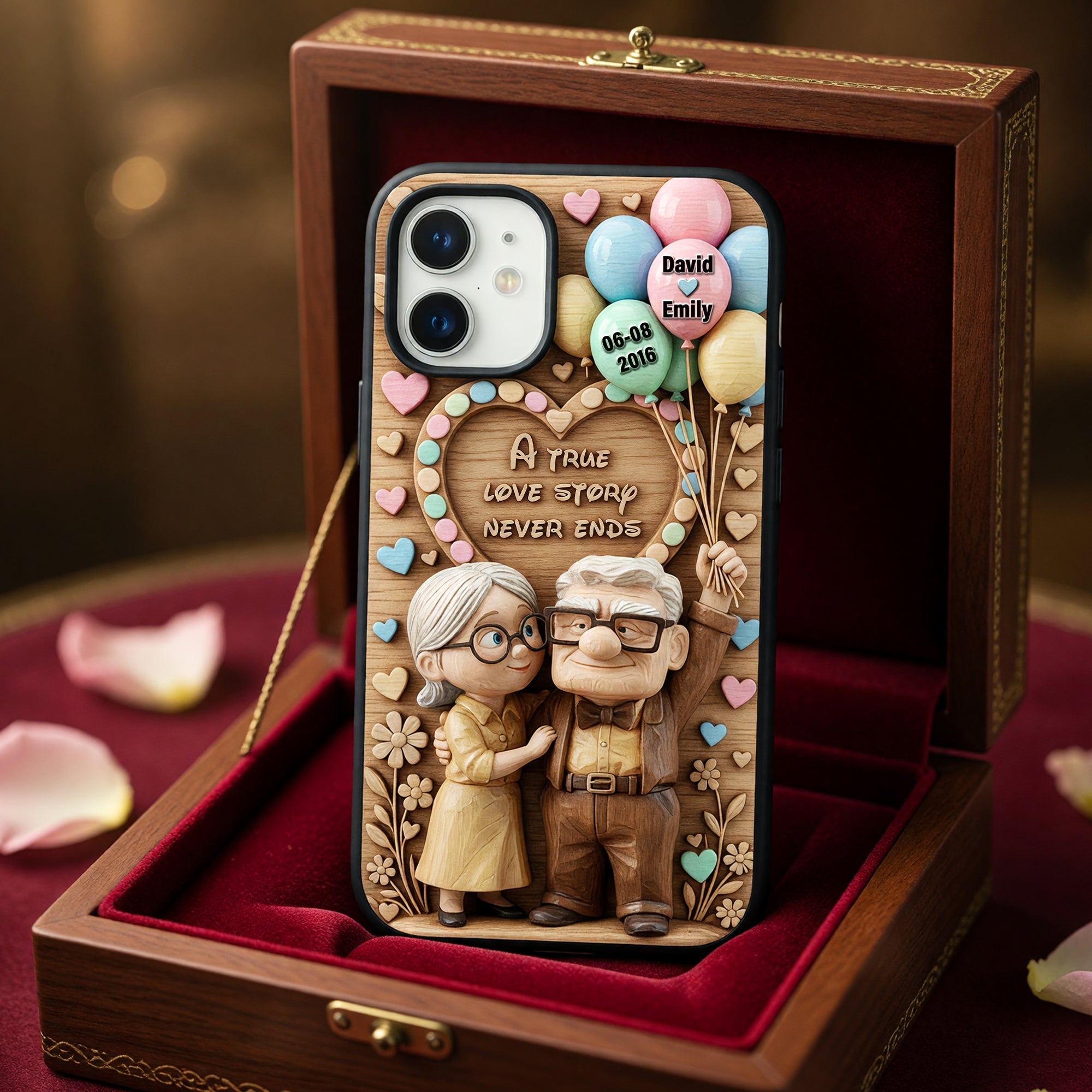 You Are My Happily Ever After - Personalized Eternal Love Phone Case for Couples Phone Case PopCulturePrints