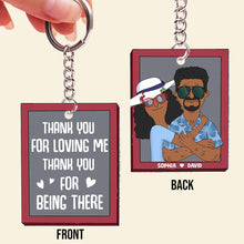 Load image into Gallery viewer, Personalized Couple Suncatcher Ornament | Unique Valentine&#39;s Day Gifts for Couples Keychains PopCulturePrints
