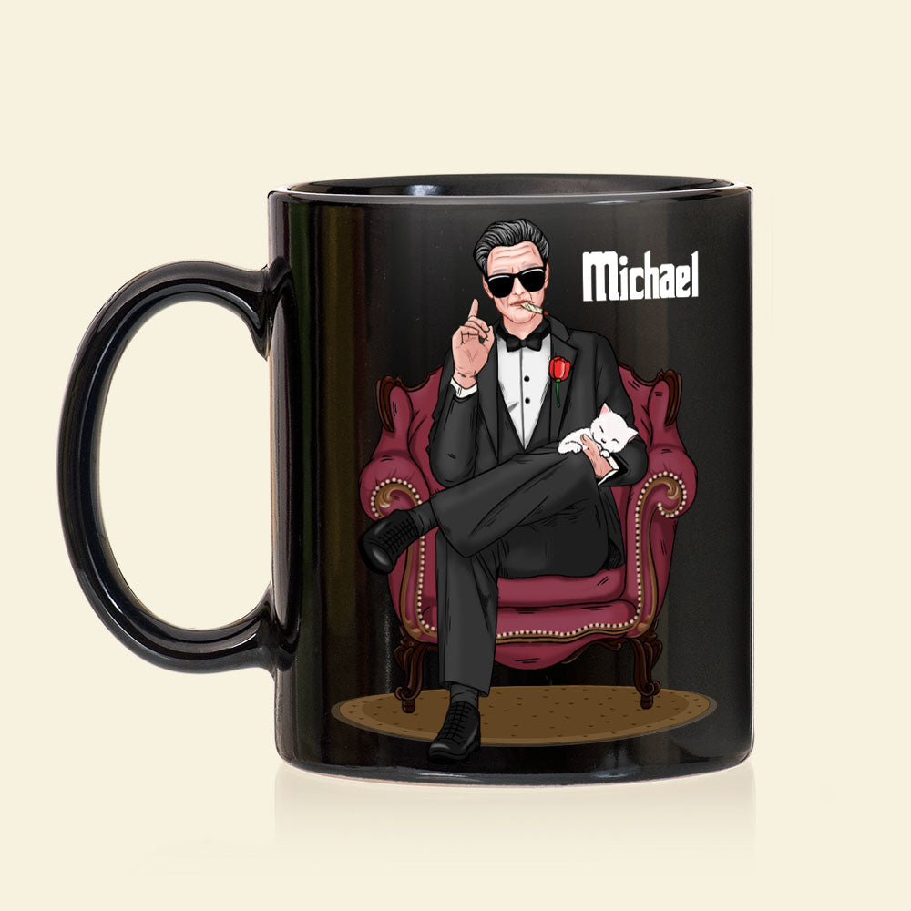 The Dope Father Personalized Coffee Mug - Custom Name Gift Coffee Mug PopCulturePrints