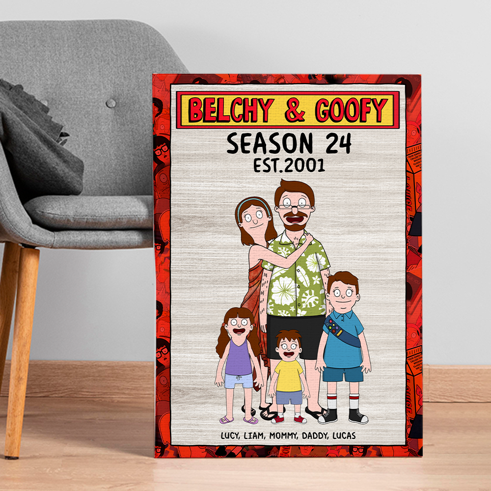 Bring Your Family to Life - Personalized Family Canvas Print Poster & Canvas PopCulturePrints
