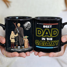 Load image into Gallery viewer, Best Dad in the Galaxy Personalized Coffee Mug Coffee Mug PopCulturePrints
