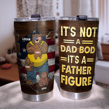 Load image into Gallery viewer, Personalized Dad Bear Tumbler - Custom Father&#39;s Day Gift
