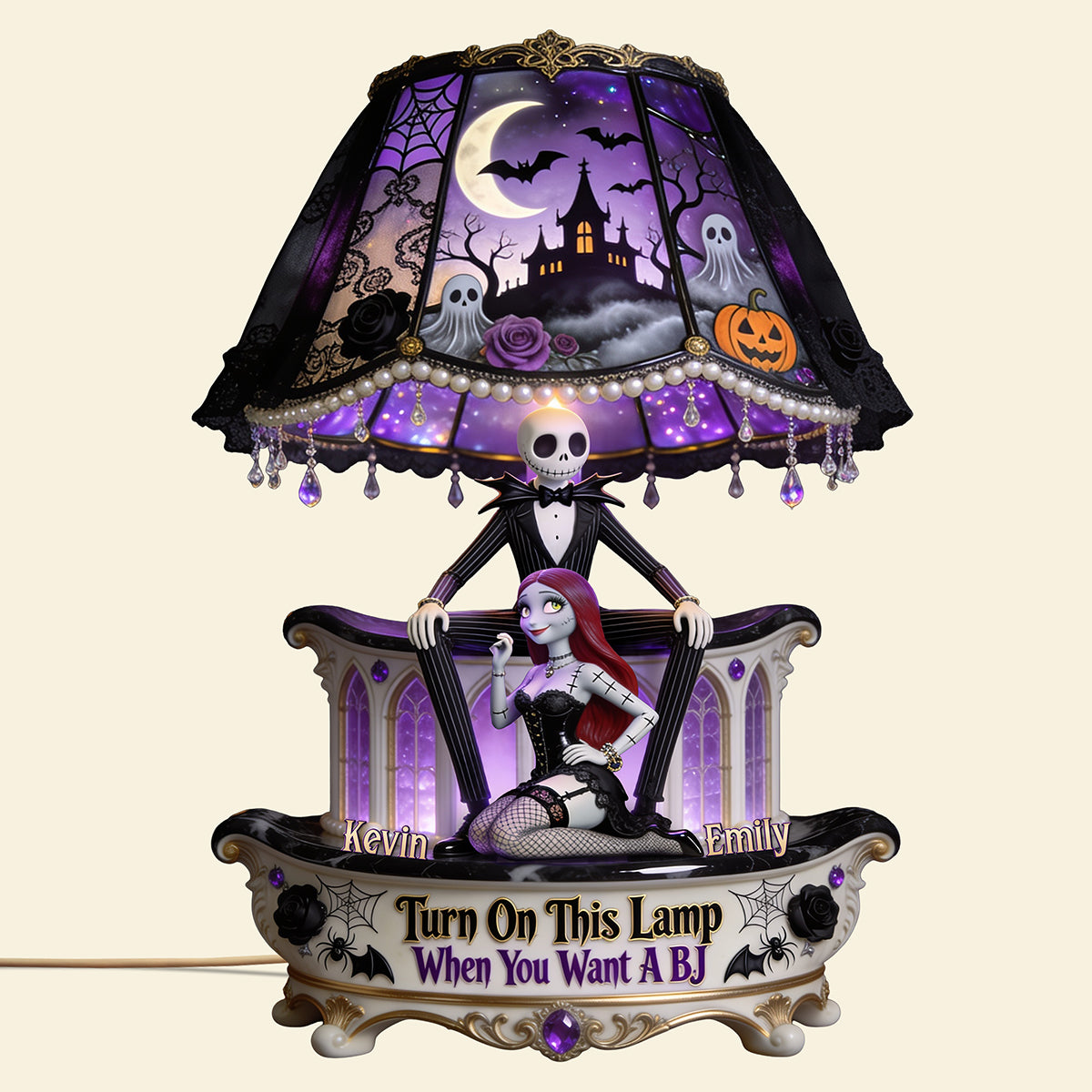 "Light Up the Night with Love!" - Moonlit Lovers Light Box - Personalized Gifts for Couples Light Box PopCulturePrints