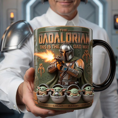“This is the Dad Way” - Legendary Dad Force Magic Coffee Mug - Personalized Gifts for Dads, Grandpas, and More Coffee Mug PopCulturePrints