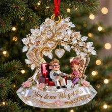 Load image into Gallery viewer, Eternal Reading Partners - Personalized Christmas Ornament for Couples
