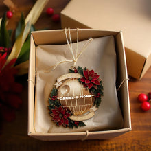 Load image into Gallery viewer, I Love You to the Death Star and Back - Personalized Christmas Ornament for Couples Ornament PopCulturePrints
