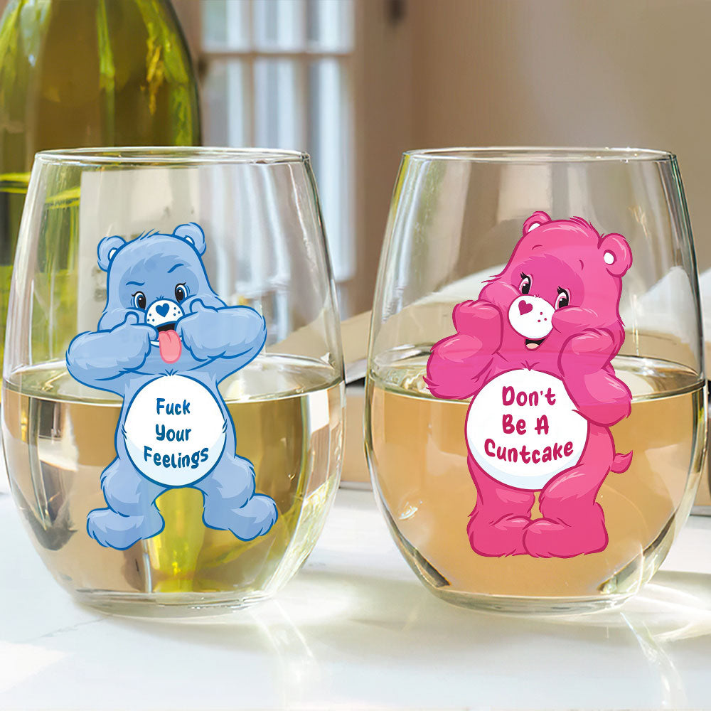 Personalized Gifts For Movie Lover Glass Egg Cup Cute Bears 03HUTI231124 Glass Egg Cup PopCulturePrints