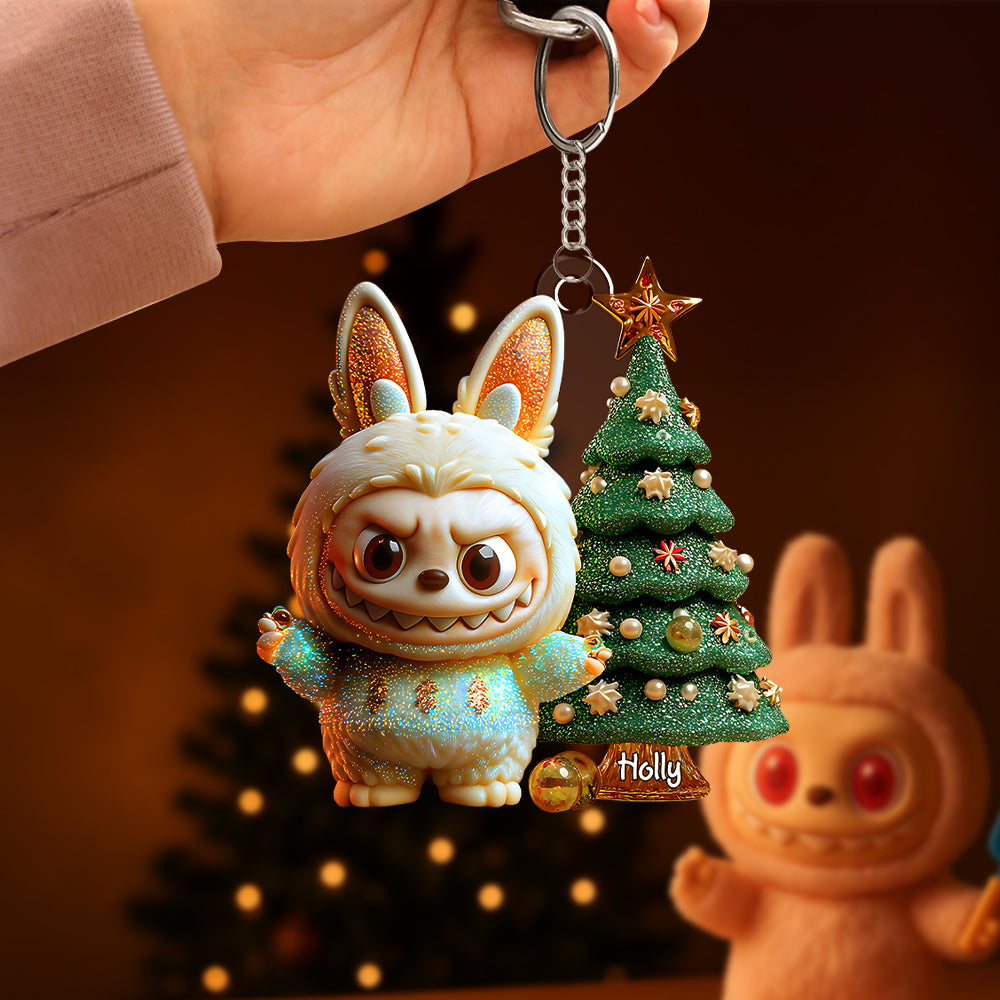 “Bring a Smile to Their Face!” - Cute Monster Keychain, Personalized Gift for All Occasions Keychains PopCulturePrints