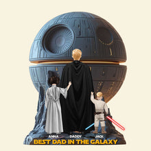 Load image into Gallery viewer, I&#39;m Their Father - Personalized Galaxy Dad Acrylic Plaque Shaped Plaques PopCulturePrints
