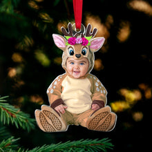 Load image into Gallery viewer, Funny Custom Face For Kids 03hutn260824 Personalized Christmas Ornament Ornament PopCulturePrints
