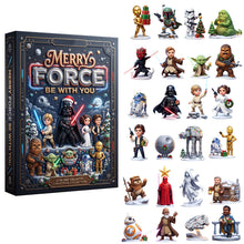 Load image into Gallery viewer, "May The Force Be With You!" - Personalized Merry Christmas Advent Calendar Blind Box - Perfect Gift for Star Wars Fans
