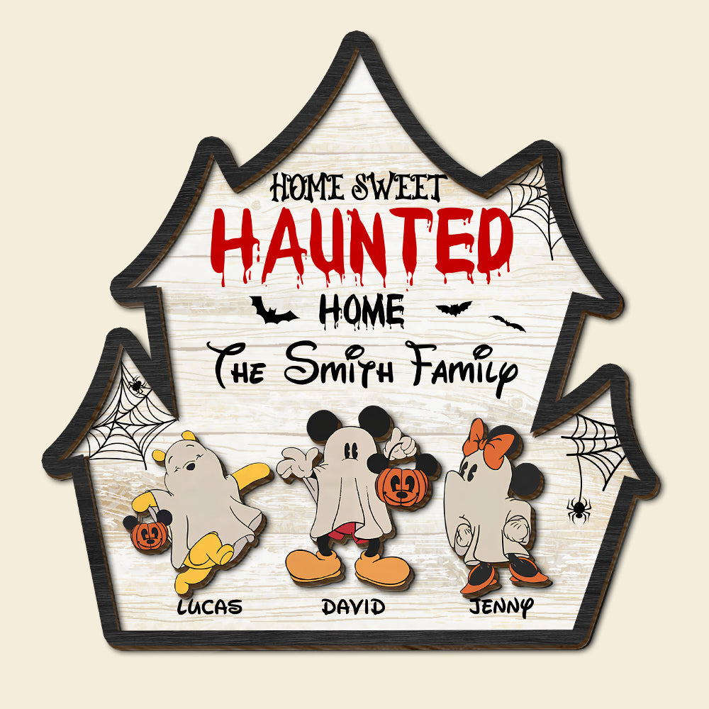 Personalized Haunted Halloween Wall Decor - Disney Inspired