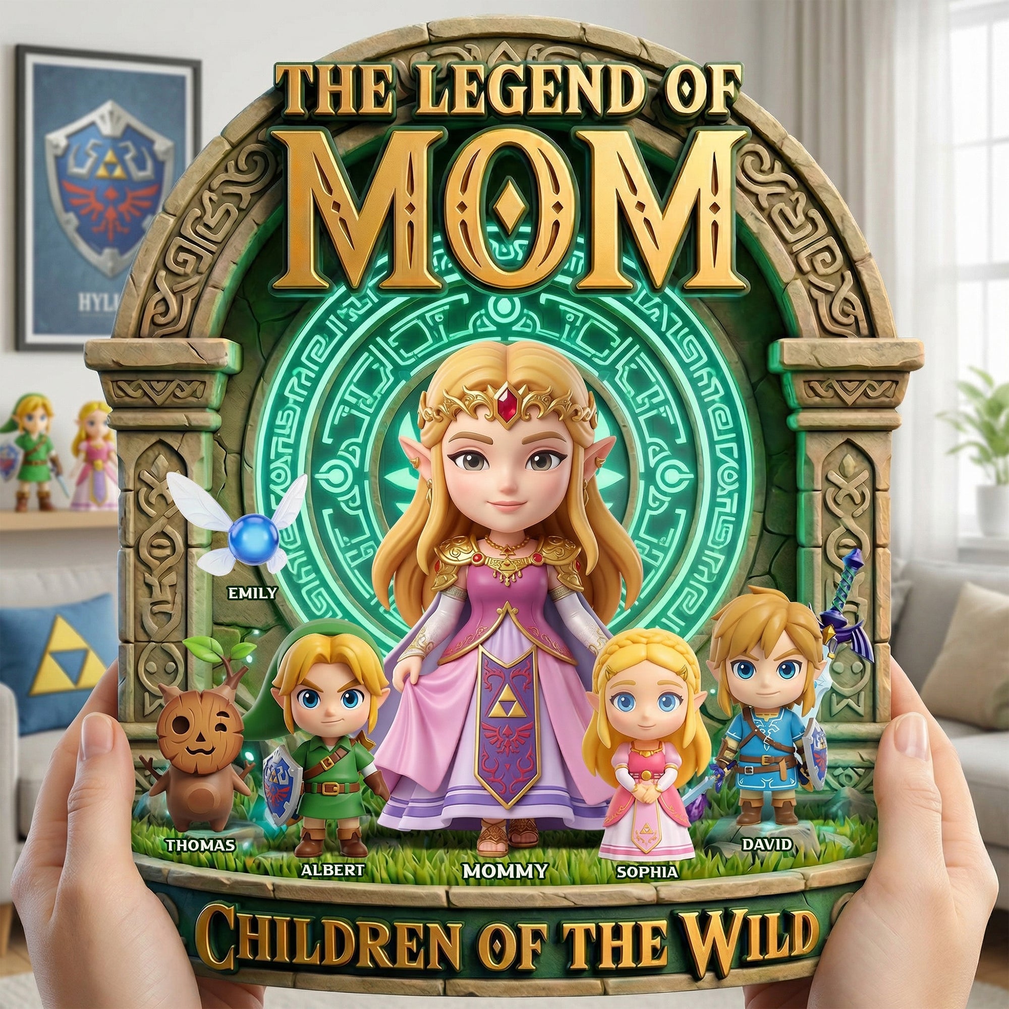 “Celebrate the Legend of Mom” - Personalized Acrylic Plaque - Unique Gift for Mom, Grandma & More! Shaped Plaques PopCulturePrints