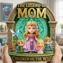 Load image into Gallery viewer, “Celebrate the Legend of Mom” - Personalized Acrylic Plaque - Unique Gift for Mom, Grandma &amp; More! Shaped Plaques PopCulturePrints
