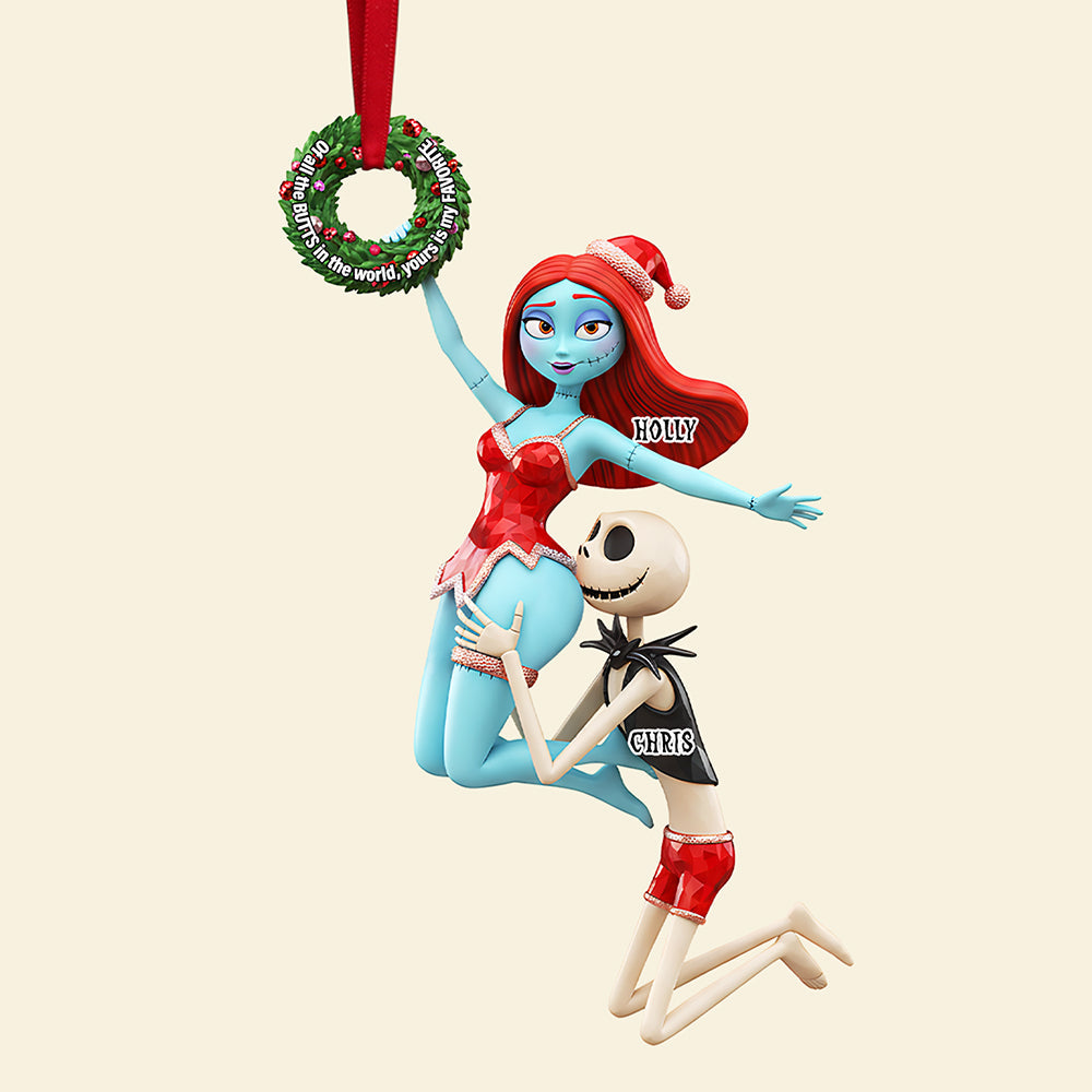 You're My Favorite - Personalized Naughty Couple Acrylic Ornament Ornament PopCulturePrints