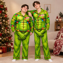 Load image into Gallery viewer, Mischievous Couple Pajamas - Personalized Christmas Gifts For Couples
