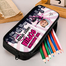 Load image into Gallery viewer, “Be Your Own Hero” - Personalized Hero Adventure Pencil Case - Custom Gift for Kids Pencil Case PopCulturePrints
