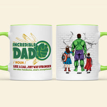 Load image into Gallery viewer, Incredible Dad Personalized Coffee Mug - Father&#39;s Day Gift Coffee Mug PopCulturePrints
