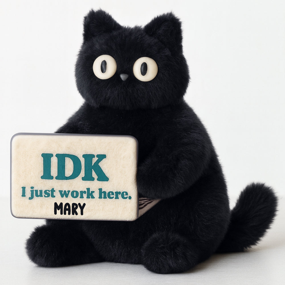 IDK I Just Work Here - Personalized Custom Shaped Pillow for Colleagues Pillow PopCulturePrints