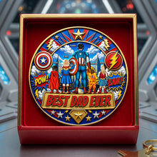 Load image into Gallery viewer, Best Dad Ever - Personalized Metal Coin Gift for Dads, Grandpas &amp; Fathers Coin PopCulturePrints
