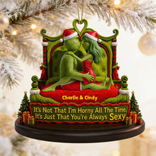 Load image into Gallery viewer, Playful Couple Acrylic Ornament - Personalized Christmas Gifts for Couples
