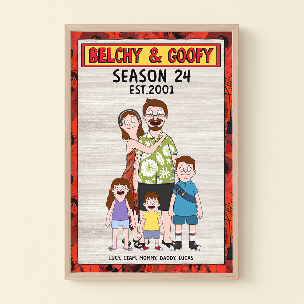 Bring Your Family to Life - Personalized Family Canvas Print Poster & Canvas PopCulturePrints