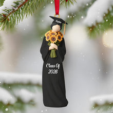 Load image into Gallery viewer, "Celebrate Achievement with a Personalized Touch" - Graduation Christmas Ornament, Custom Gift for Graduates Ornament PopCulturePrints
