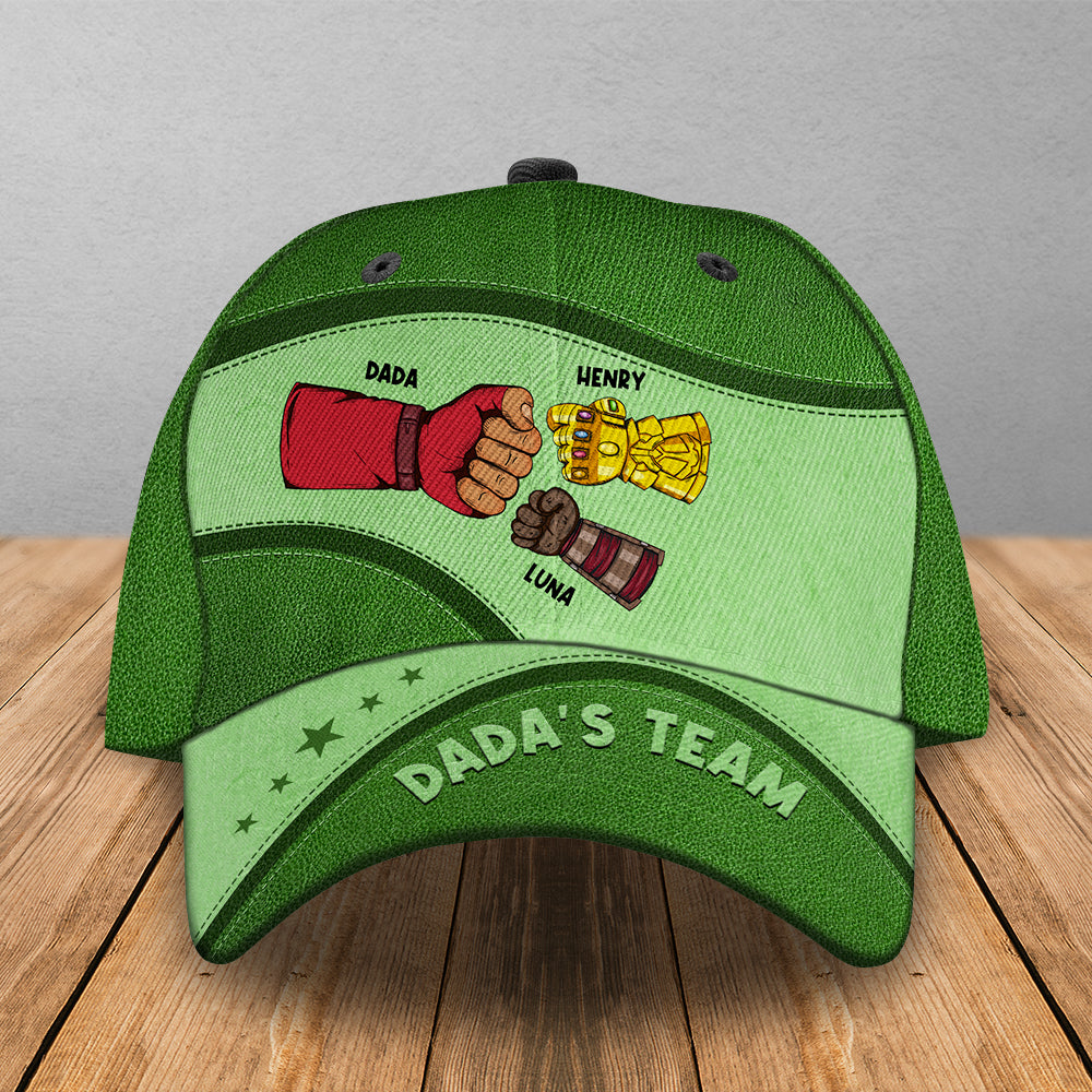 Personalized Superhero Dad Cap - Custom Father's Day Gift